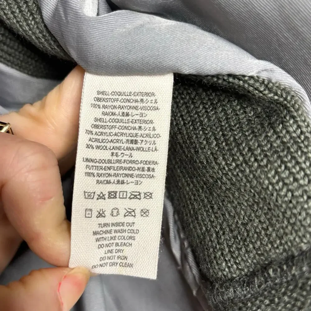 Free People Cool & Clean Vegan, Faux Leather Moto Jacket Slate Gray 4